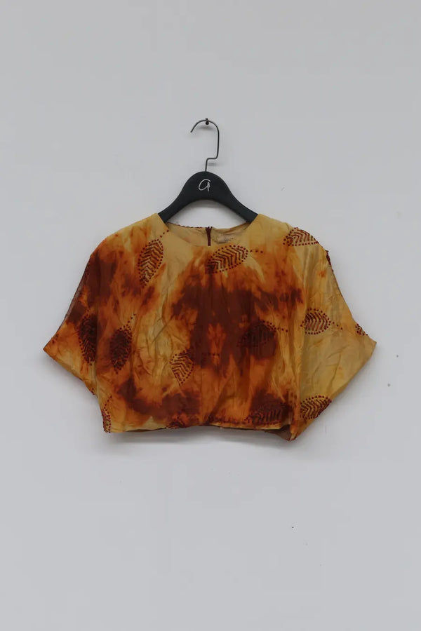 MUTEDANCE Embroidered Print Top MD21SS31